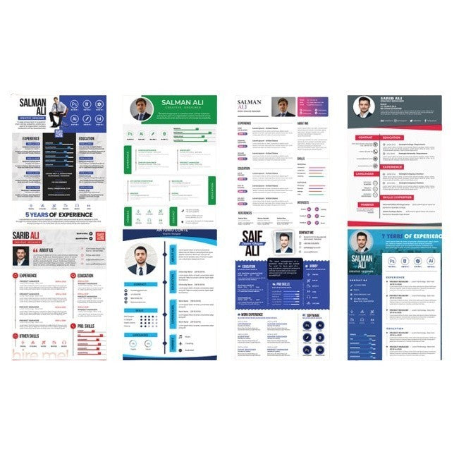 (ADL - 37) 500+ Template CV Resume Curiculum Vitae Lamaran Kerja Word PPT PSD Ats Mudah di Edit Menarik Keren Premium Siap Pakai