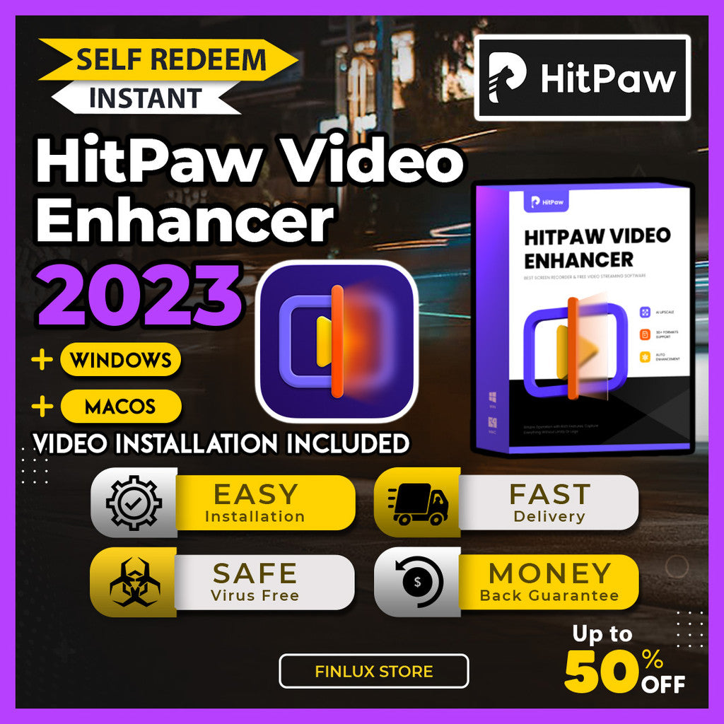 [SELF REDEEM] HitPaw Video Enhancer v1.7.1 Latest 2023 Lifetime For Win & McOS (64-Bit)