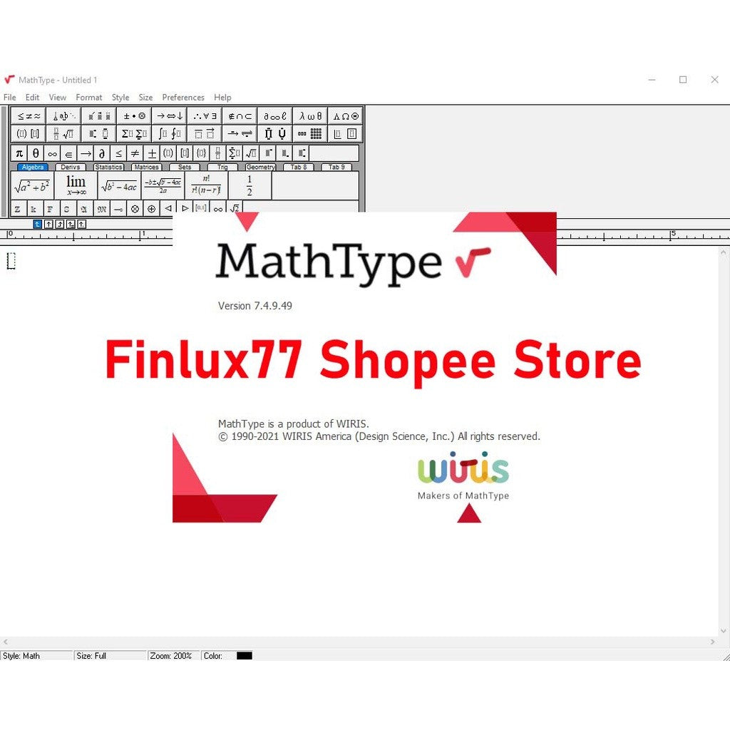 [SELF REDEEM] MathType 7.9.1 Latest 2025 Lifetime For Windows