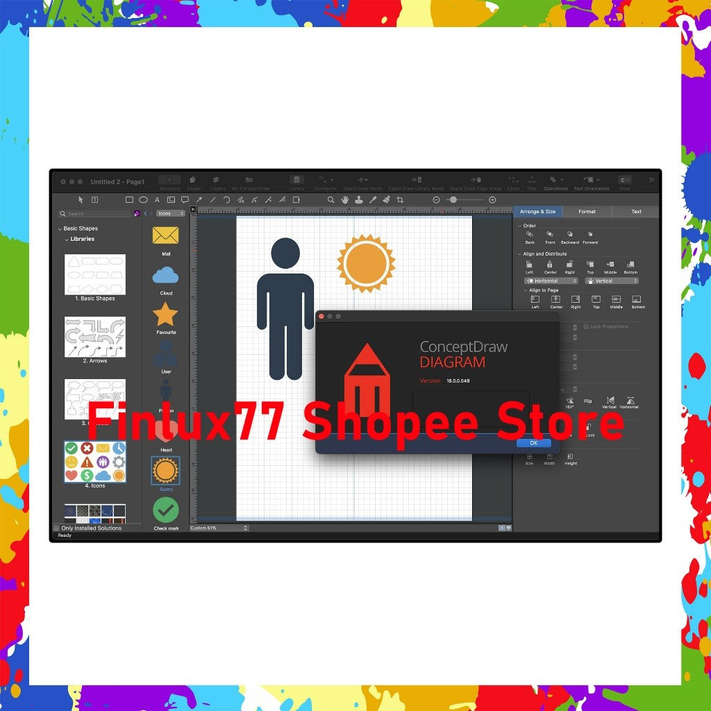 [SELF REDEEM] ConceptDraw OFFICE 11.0.0 (PROJECT•DIAGRAM•MINDMAP) Latest Lifetime For Win & McOS (64-Bit)