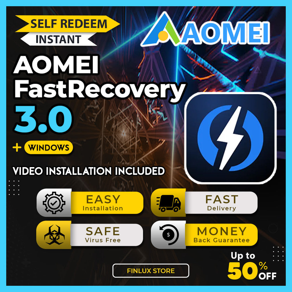 [SELF REDEEM] AOMEI FastRecovery v3.0 Latest 2024 Lifetime For Windows
