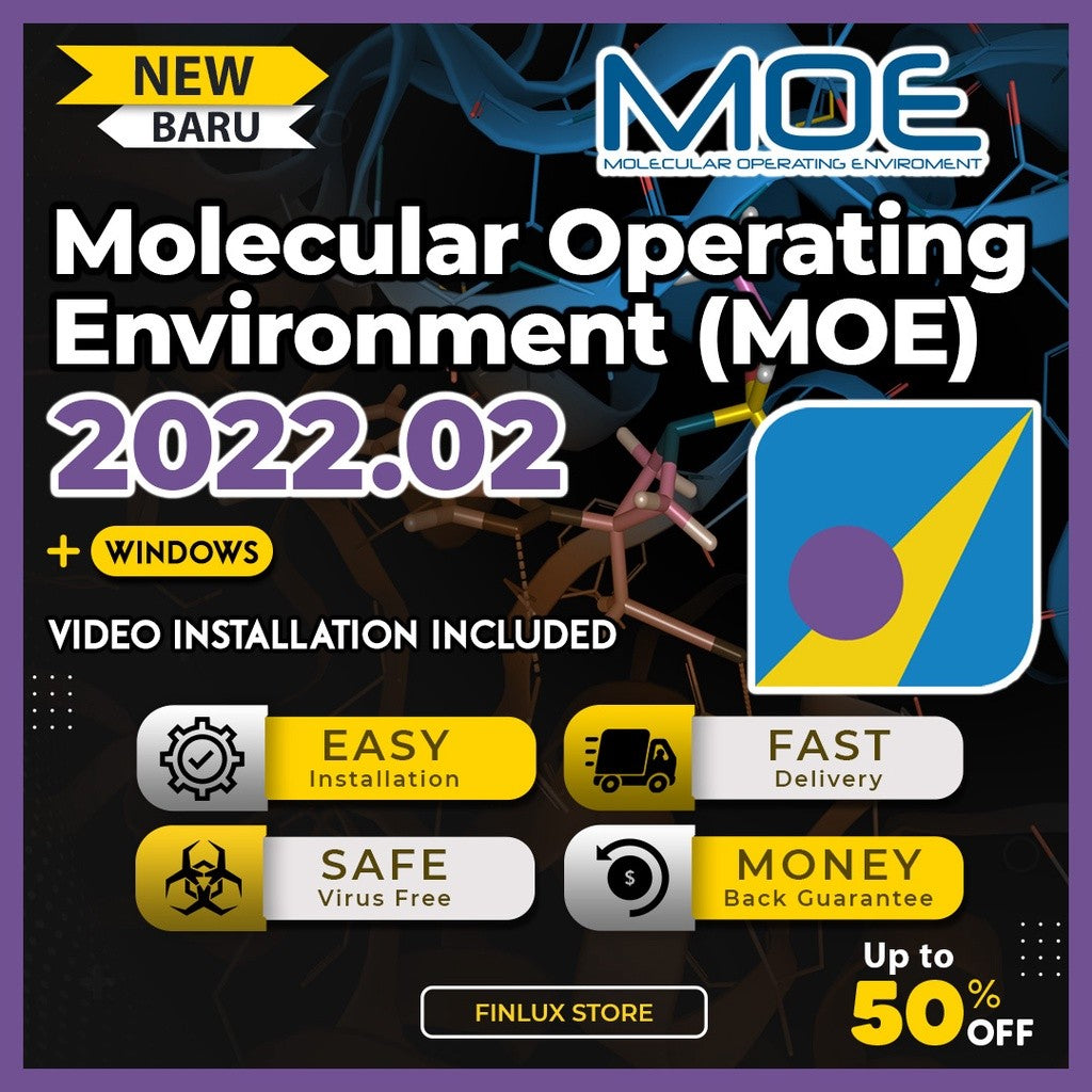 [VIDEO] Molecular Operating Environment (MOE) v2022.02 Latest Lifetime For Windows (64-Bit) | MOE Chemical Computing