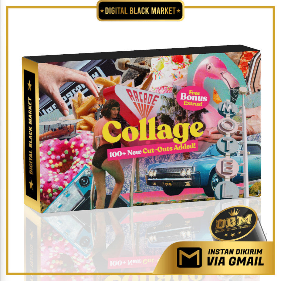 ID445215 - Retro Collage Cut-Out Bundle