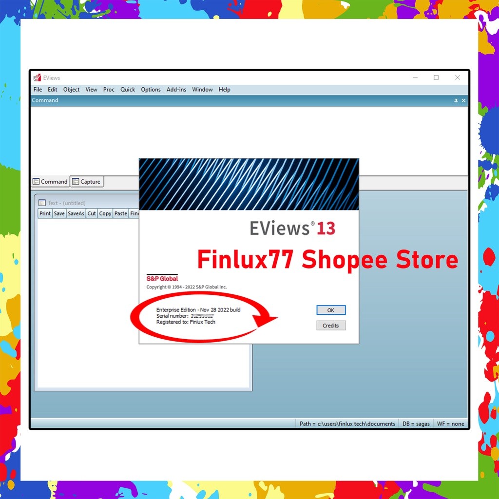 [SELF REDEEM] EViews 13 Enterprise Edition 2023 Lifetime For Windows