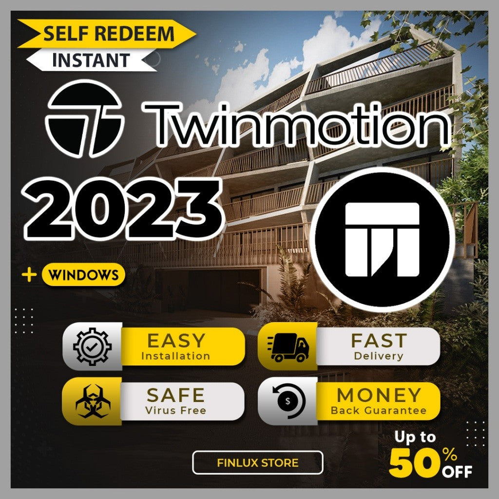 [SELF REDEEM] Twinmotion 2023.1 Easy Install Lifetime For Windows (64-Bit)