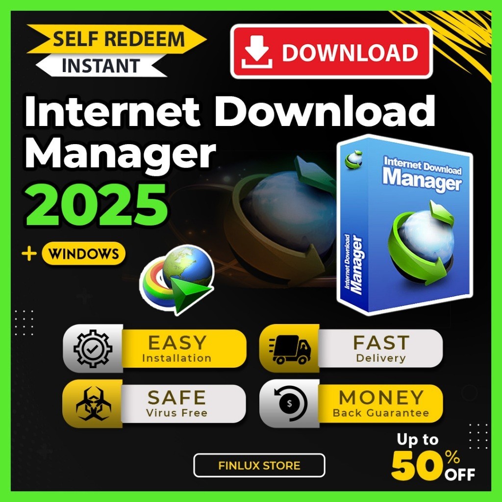 [SELF REDEEM] Internet Download Manager IDM 2025 v6.42.50 Latest Update Lifetime for Windows