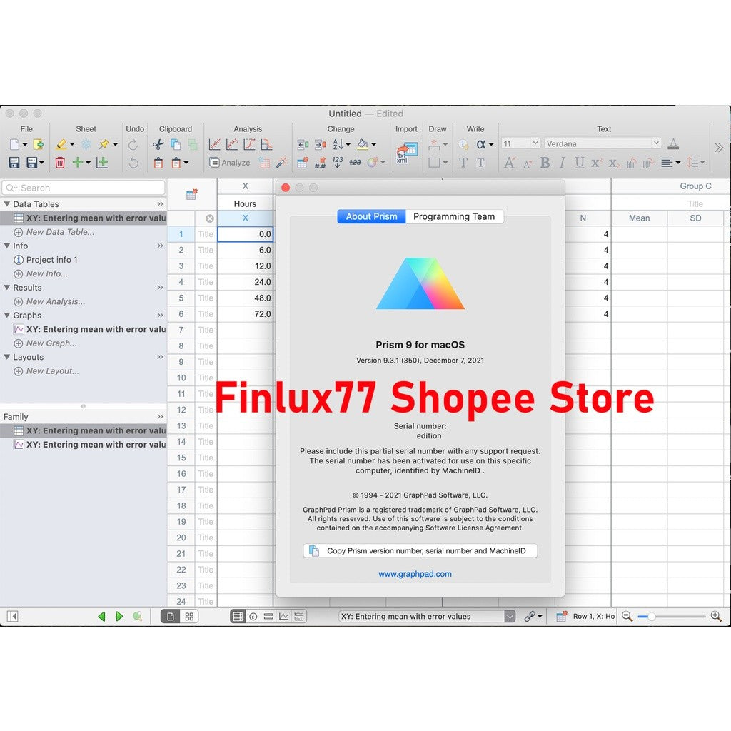 [SELF REDEEM] GraphPad Prism 10 / 9 Lifetime For Win & McOS (32-bit & 64-bit)