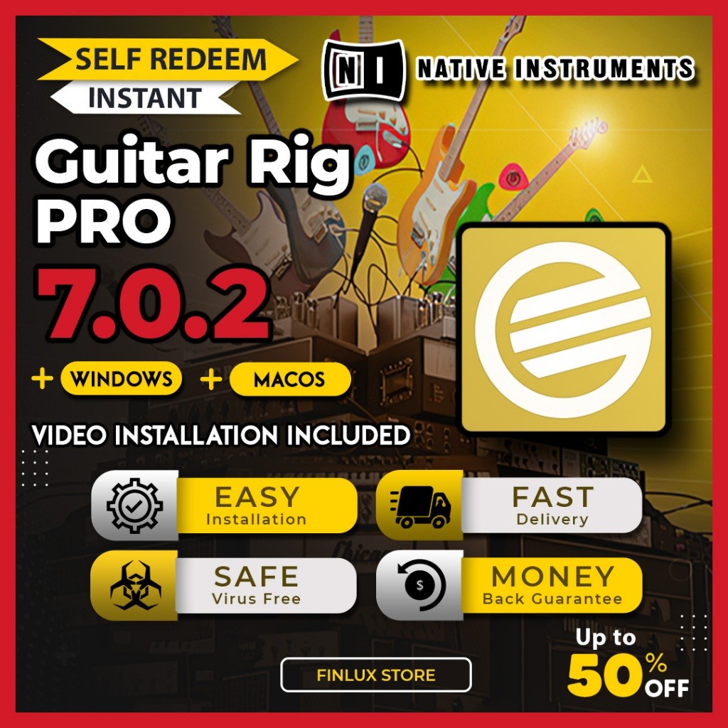 [SELF REDEEM] Guitar Rig Pro v7.0.2 Latest Update 2024 Lifetime For Win & McOS (64-Bit)