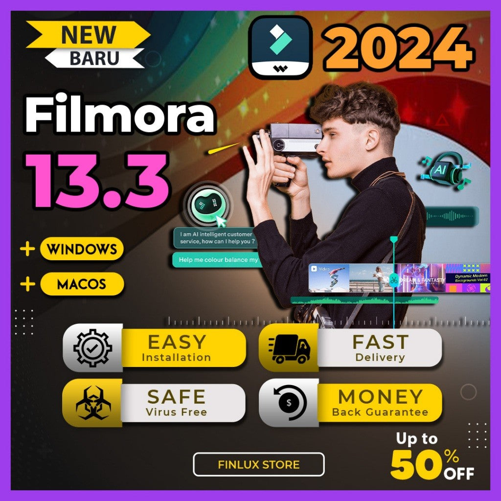 [SELF REDEEM] Filmora 14.9 Latest 2025 Lifetime For Win & McOS (64-Bit)