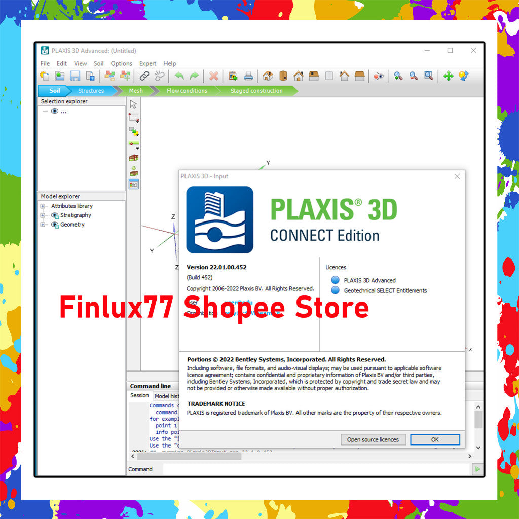 [SELF REDEEM] Bentley PLAXIS 2D / 3D V24 Latest 2024 Lifetime For Windows (64-Bit)