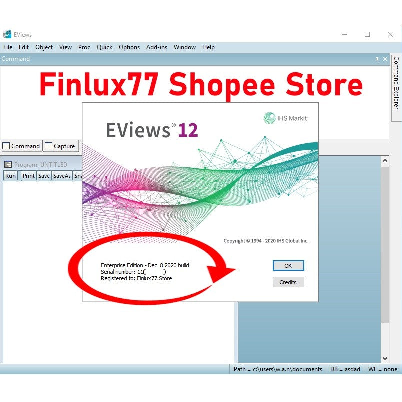 [SELF REDEEM] EViews 13 Enterprise Edition 2023 Lifetime For Windows