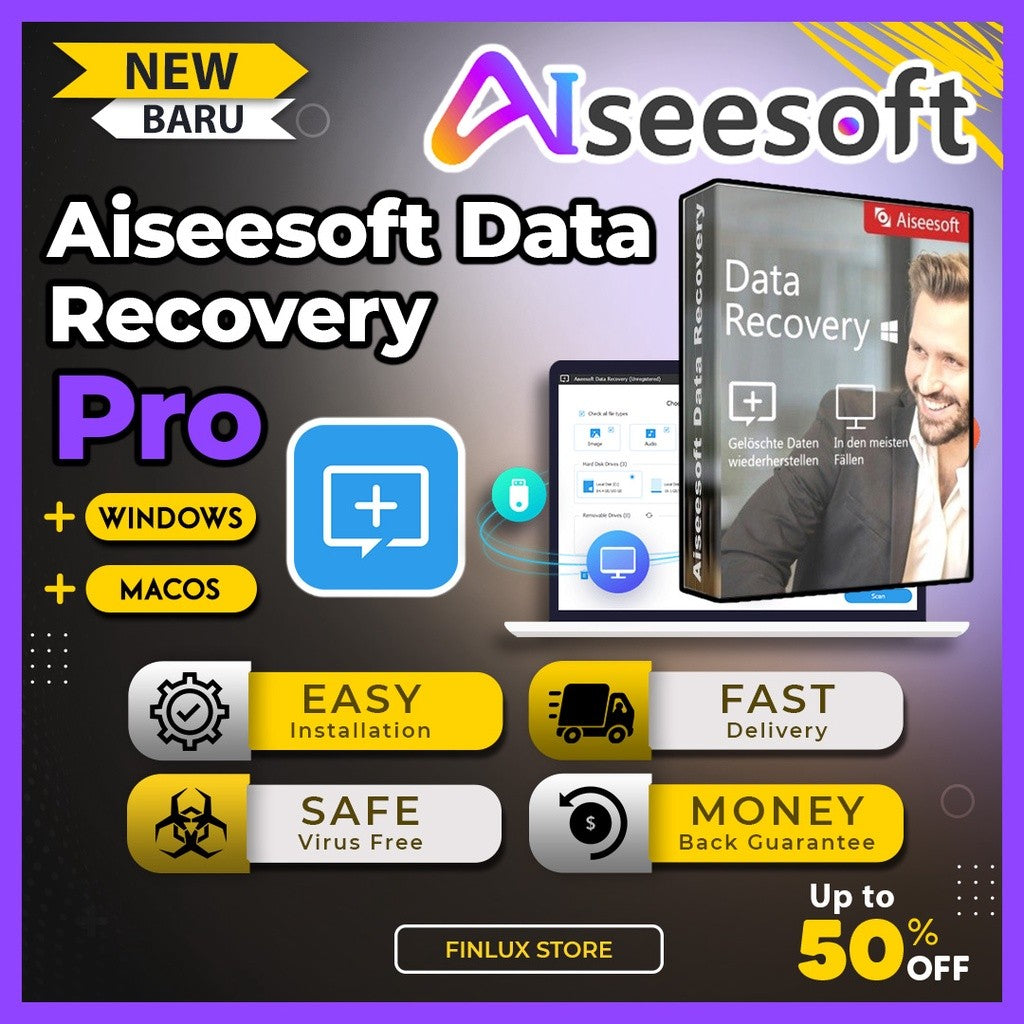 Aiseesoft Data Recovery v1.8.26 Latest 2025 Full Version Lifetime For Windows & McOS