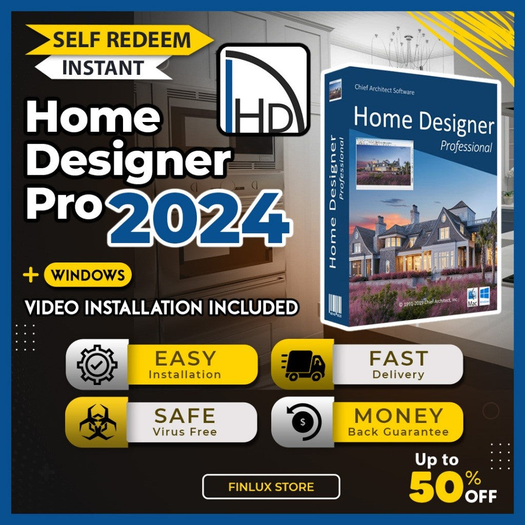 [SELF REDEEM] Home Designer Pro 2024 v25.1.0.45 Latest Lifetime For Windows (64-bit)