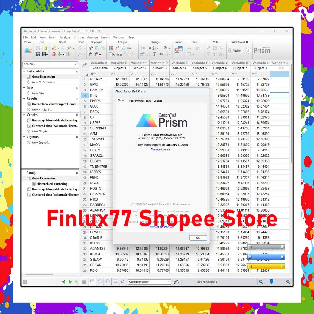 [SELF REDEEM] GraphPad Prism 10 / 9 Lifetime For Win & McOS (32-bit & 64-bit)