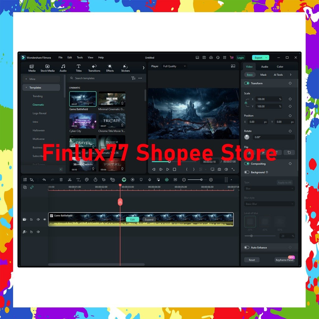 [SELF REDEEM] Filmora 14.9 Latest 2025 Lifetime For Win & McOS (64-Bit)
