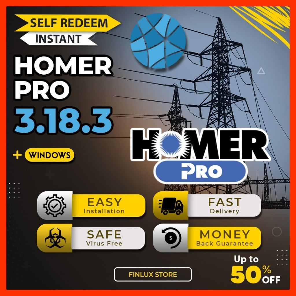 [SELF REDEEM] HOMER Pro 3 v3.18.3 Latest 2024 Lifetime For Windows (64-Bit)