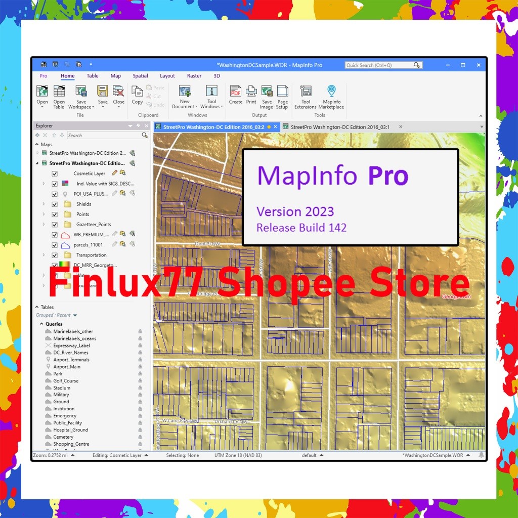 [SELF REDEEM] Pitney Bowes MapInfo Pro v2023.142 Latest Update 2023 Lifetime For Windows (64-Bit ONLY)