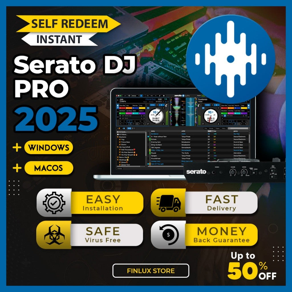 [SELF REDEEM] Serato DJ Pro 3 v3.3.5 Latest 2025 Lifetime For Win & McOS
