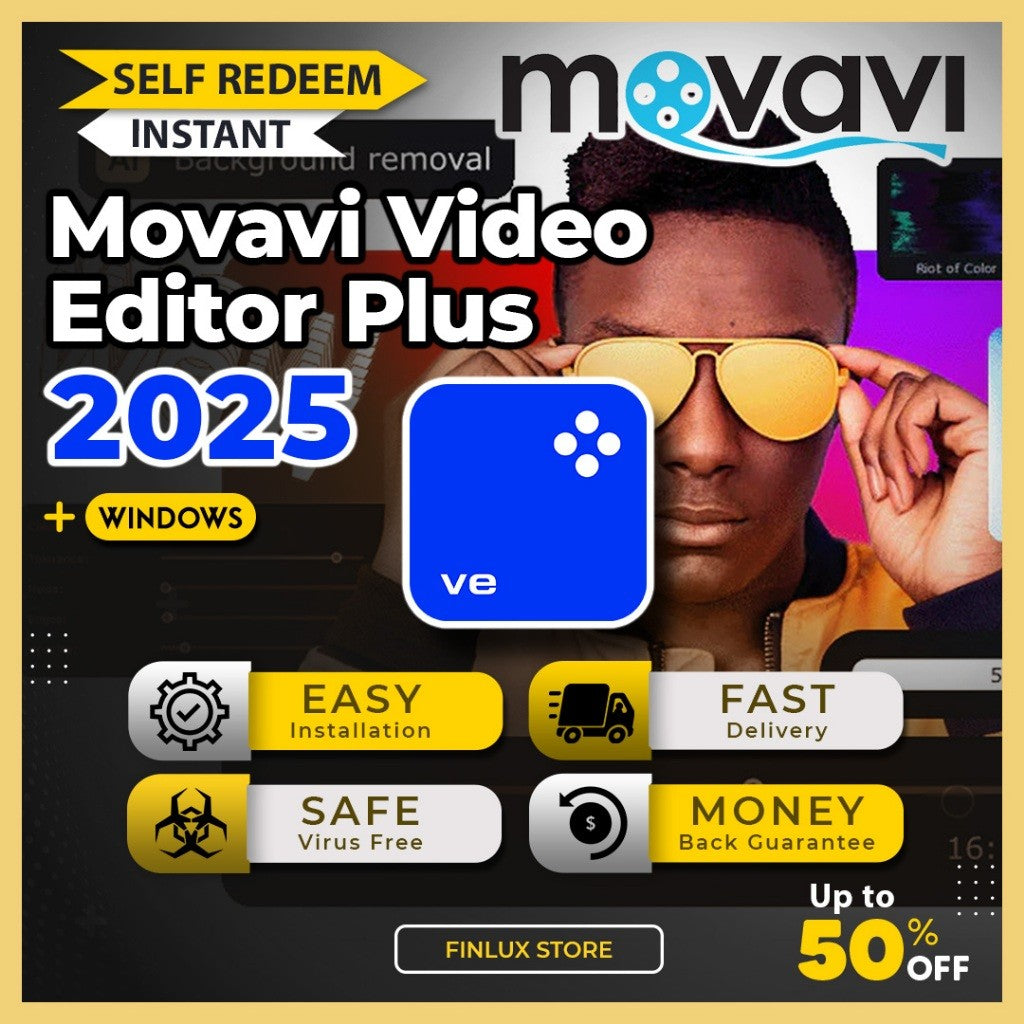 [SELF REDEEM] Movavi Video Editor Plus v25.3 Latest 2025 Lifetime For Windows (64-Bit)