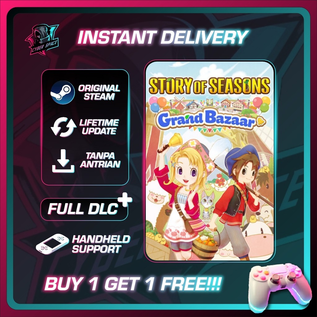 [BONUS 1 GAME] STORY OF SEASONS: Grand Bazaar PC Original / Main Akun Sendiri / Bebas Antri