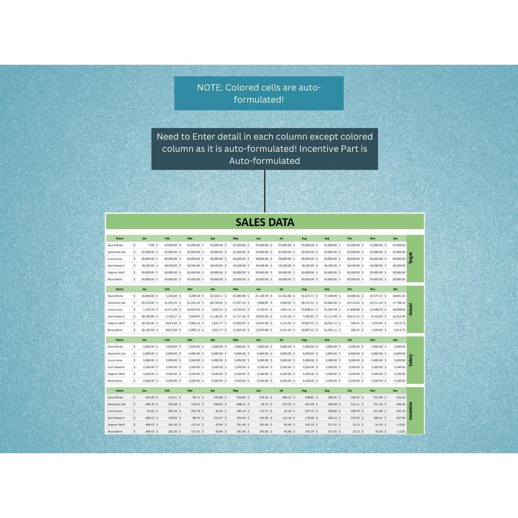 Sales KPI Tracker Dashboard | Template Excel & Google Sheets Monitoring Penjualan