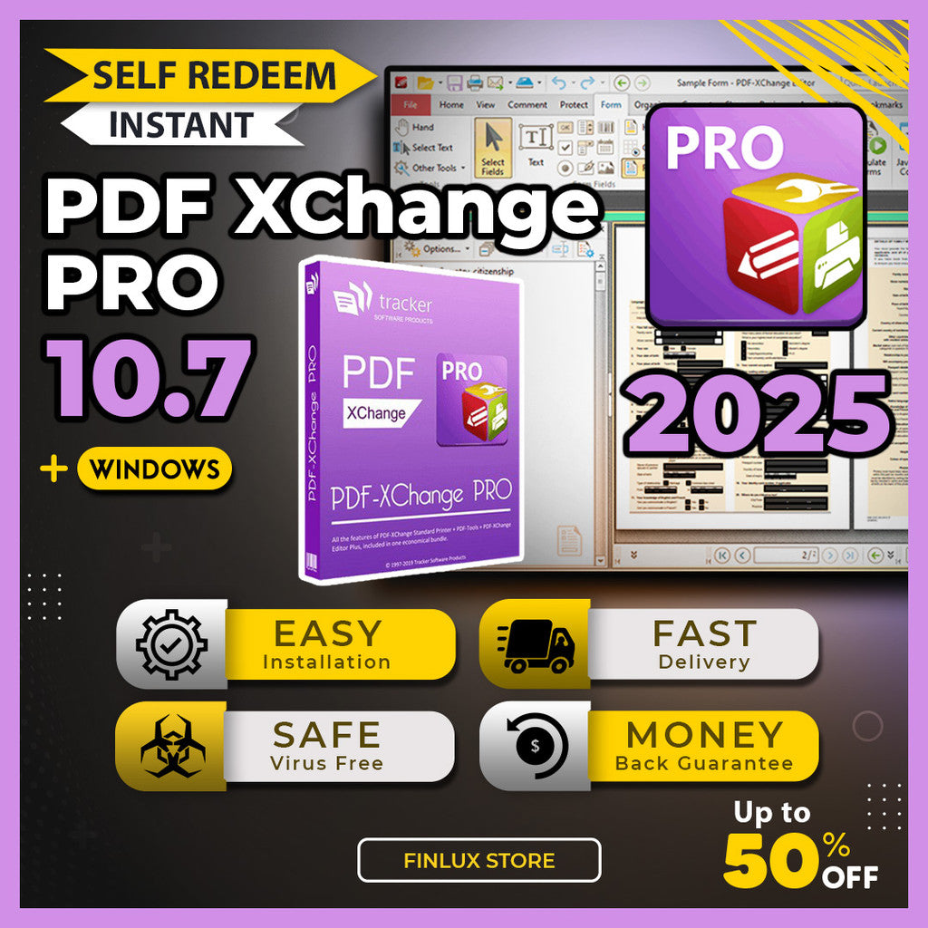 [SELF REDEEM] PDF-XChange Pro v10.7 Latest 2025 Lifetime For Windows