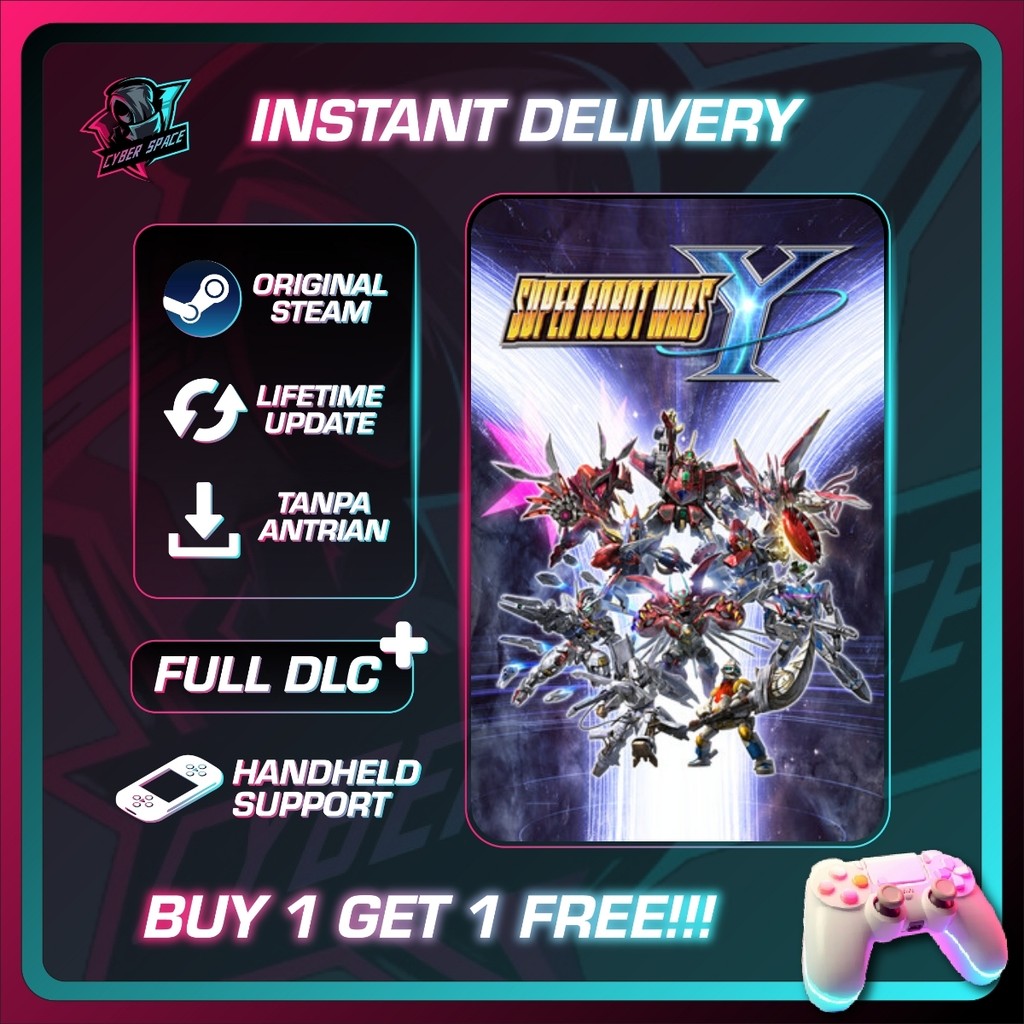 [BONUS 1 GAME] SUPER ROBOT WARS Y PC Original / Main Akun Sendiri / Bebas Antri