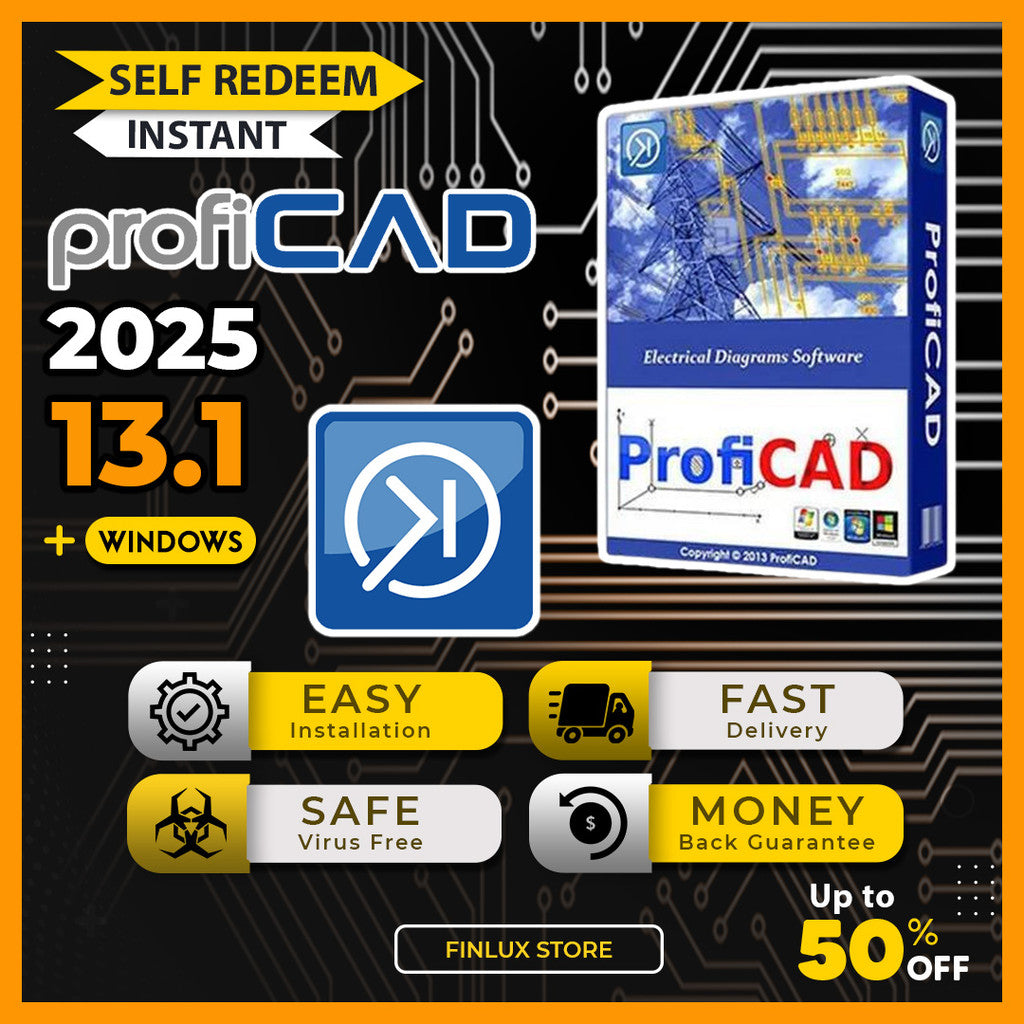 [SELF REDEEM] ProfiCAD 2025 v13.1.2 Latest Lifetime For Windows (64-Bit)