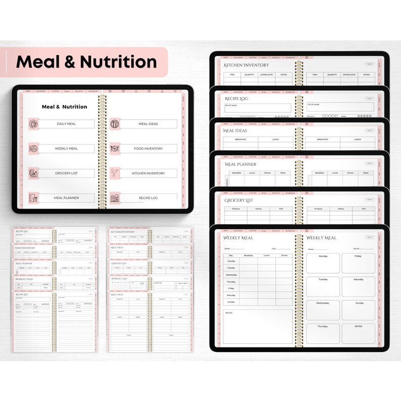 Digital Planner 2024 2025 2026 & Undated | Super Lengkap untuk Jadwal & Agenda Harian
