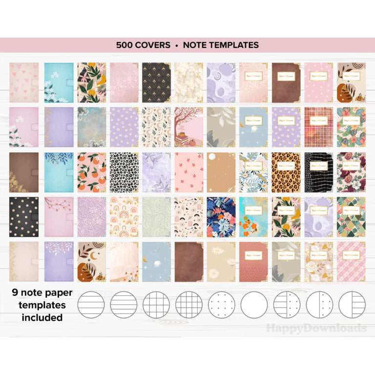 Digital Planner 2024 - 2025 - Undated Link ke Google & Apple Calendar