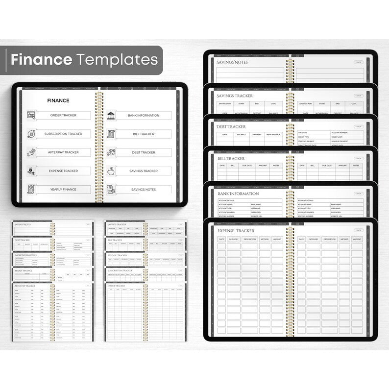 Digital Planner 2024 2025 2026 & Undated | Super Lengkap untuk Jadwal & Agenda Harian