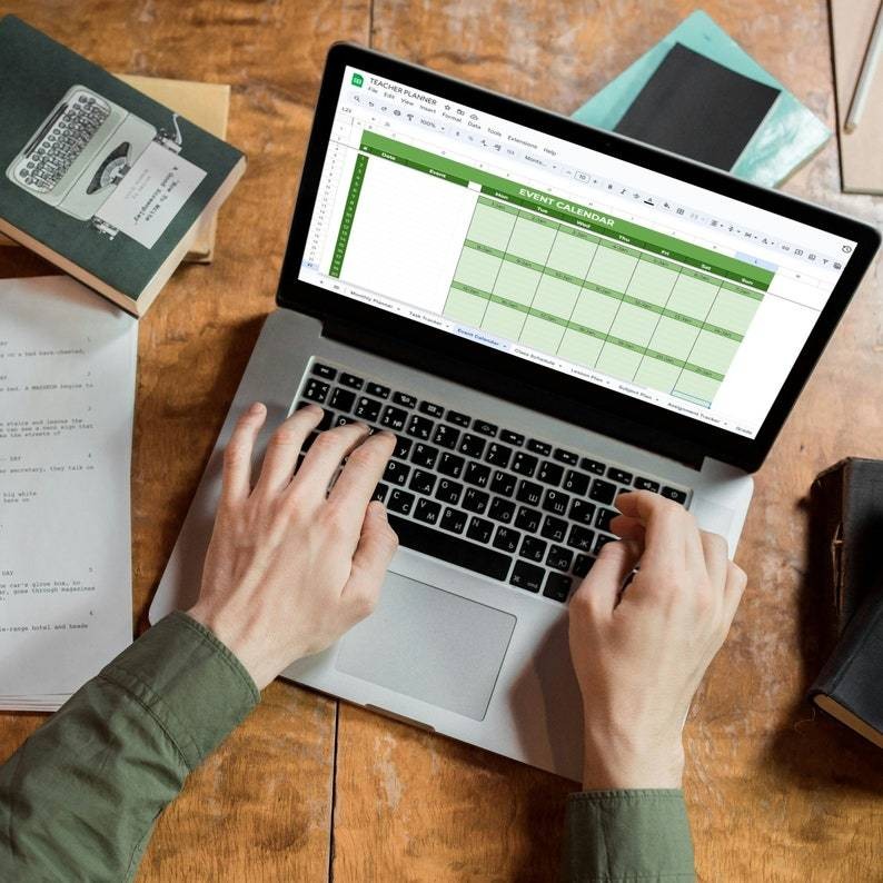 Teacher Planner Google Sheets 2024/2025 | Digital Lesson Plan Template & Guru Planner Spreadsheet