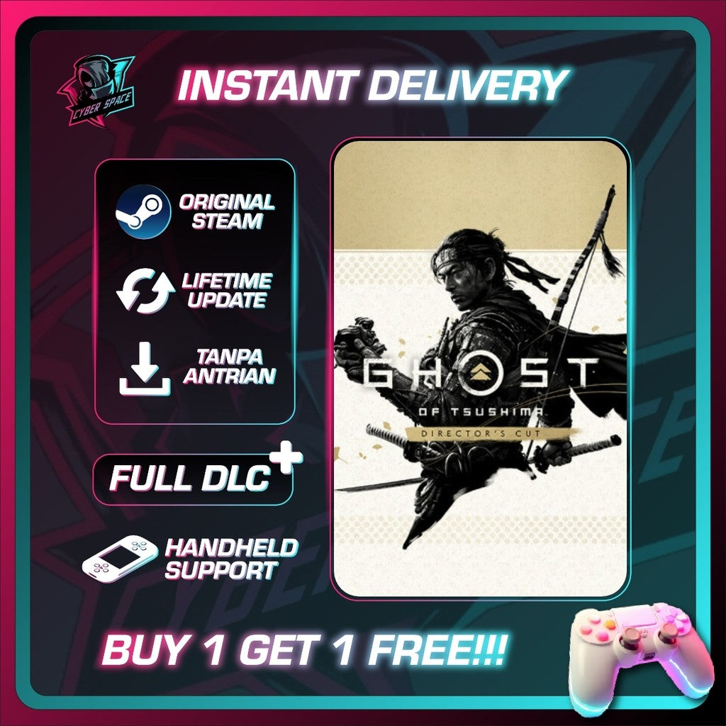[BONUS 1 GAME] Ghost of Tsushima DIRECTOR'S CUT PC Original / Main Akun Sendiri / Bebas Antri | 2215430