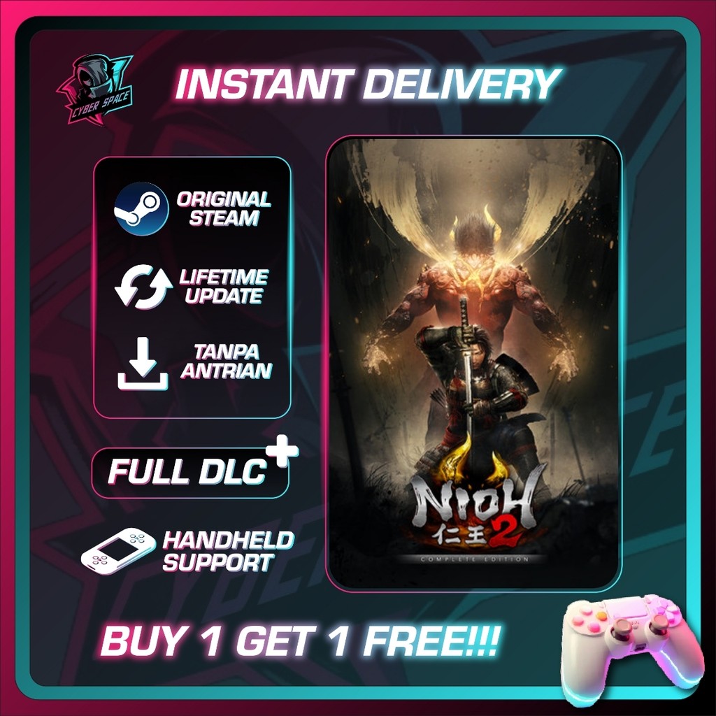 [BONUS 1 GAME] Nioh 2 – The Complete Edition PC Original / Main Akun Sendiri / Bebas Antri