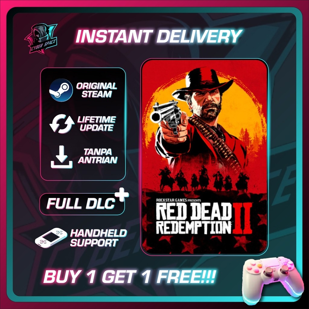 [BONUS 1 GAME] Red Dead Redemption 2 PC Original / Main Akun Sendiri / Bebas Antri | 1174180