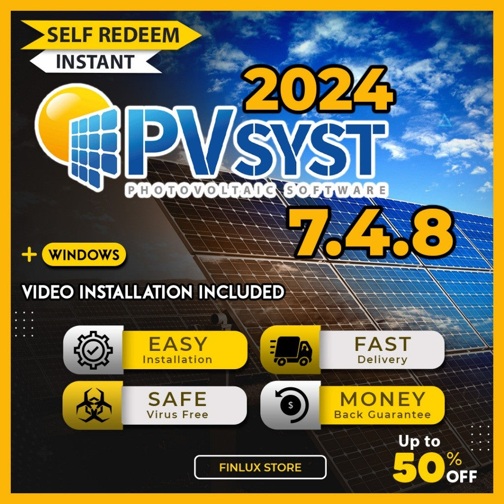 [SELF REDEEM] PVsyst v7.4.8 Latest 2024 Lifetime For Windows