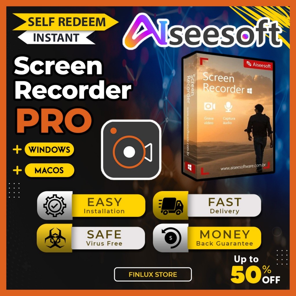 [SELF REDEEM] Aiseesoft Screen Recorder Latest Update 2025 Lifetime For Windows & McOS