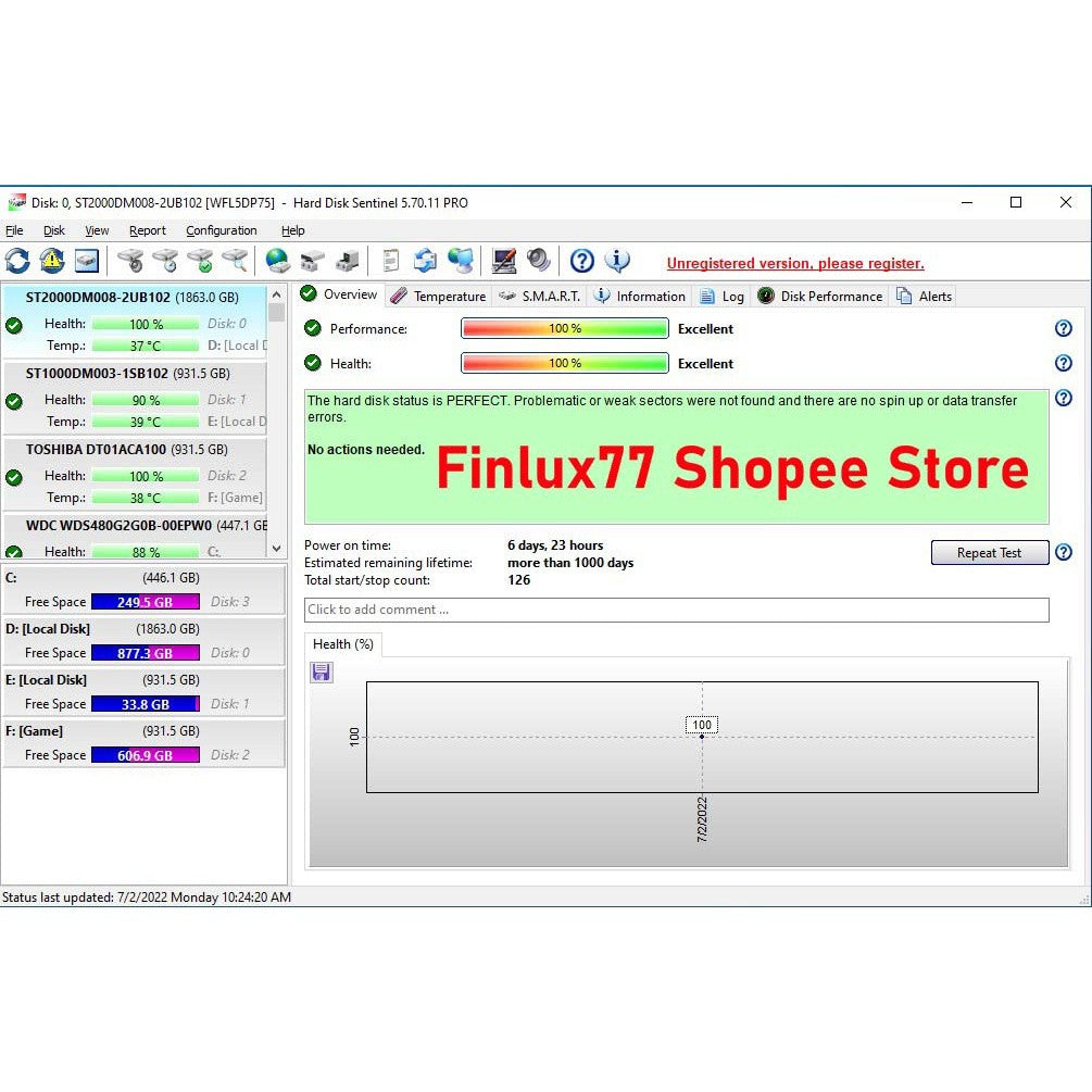 [SELF REDEEM] Hard Disk Sentinel Pro 2025 v6.30 Lifetime For Windows