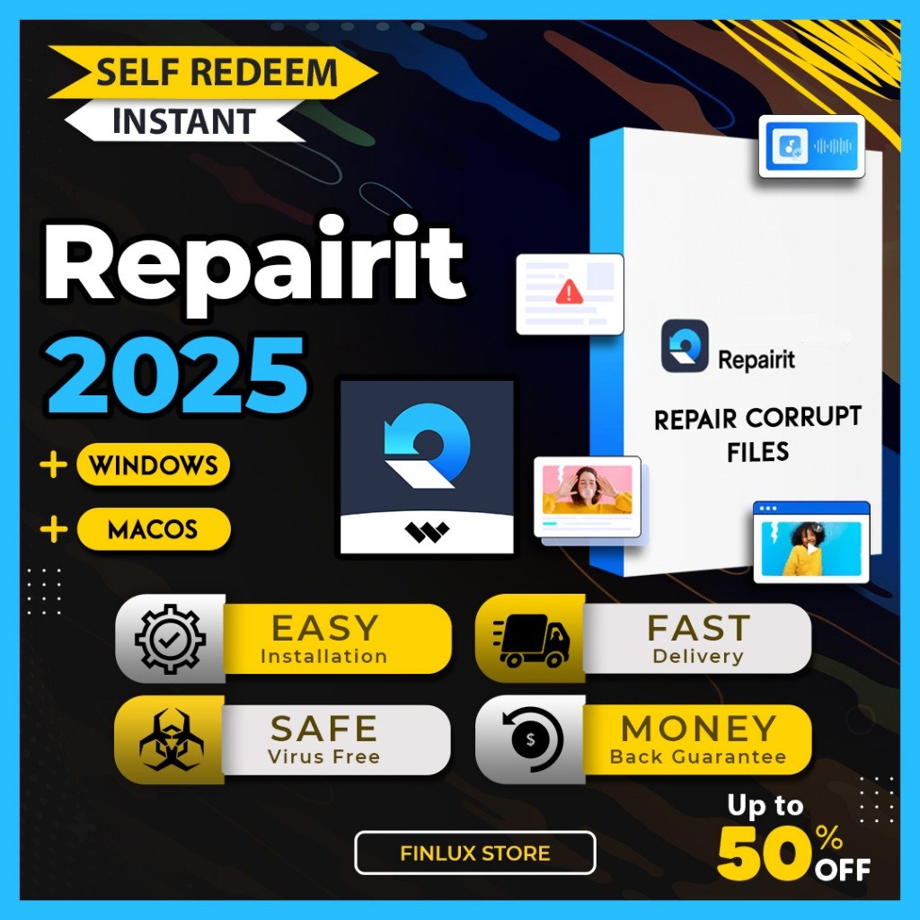 [SELF REDEEM] Repairit v6.5 Latest 2025 Lifetime For Windows & McOS (64-Bit)