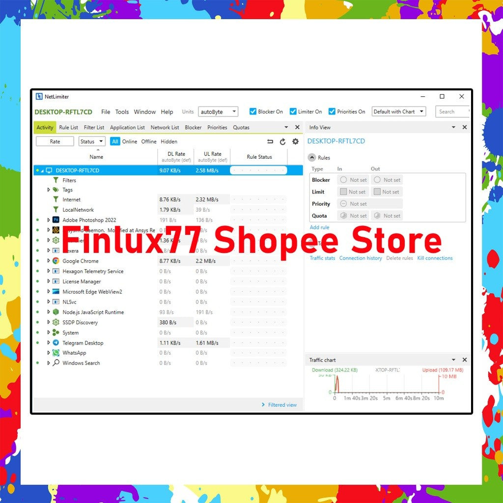 [SELF REDEEM] NetLimiter Pro 2025 v5.3.24 Latest Lifetime For Windows