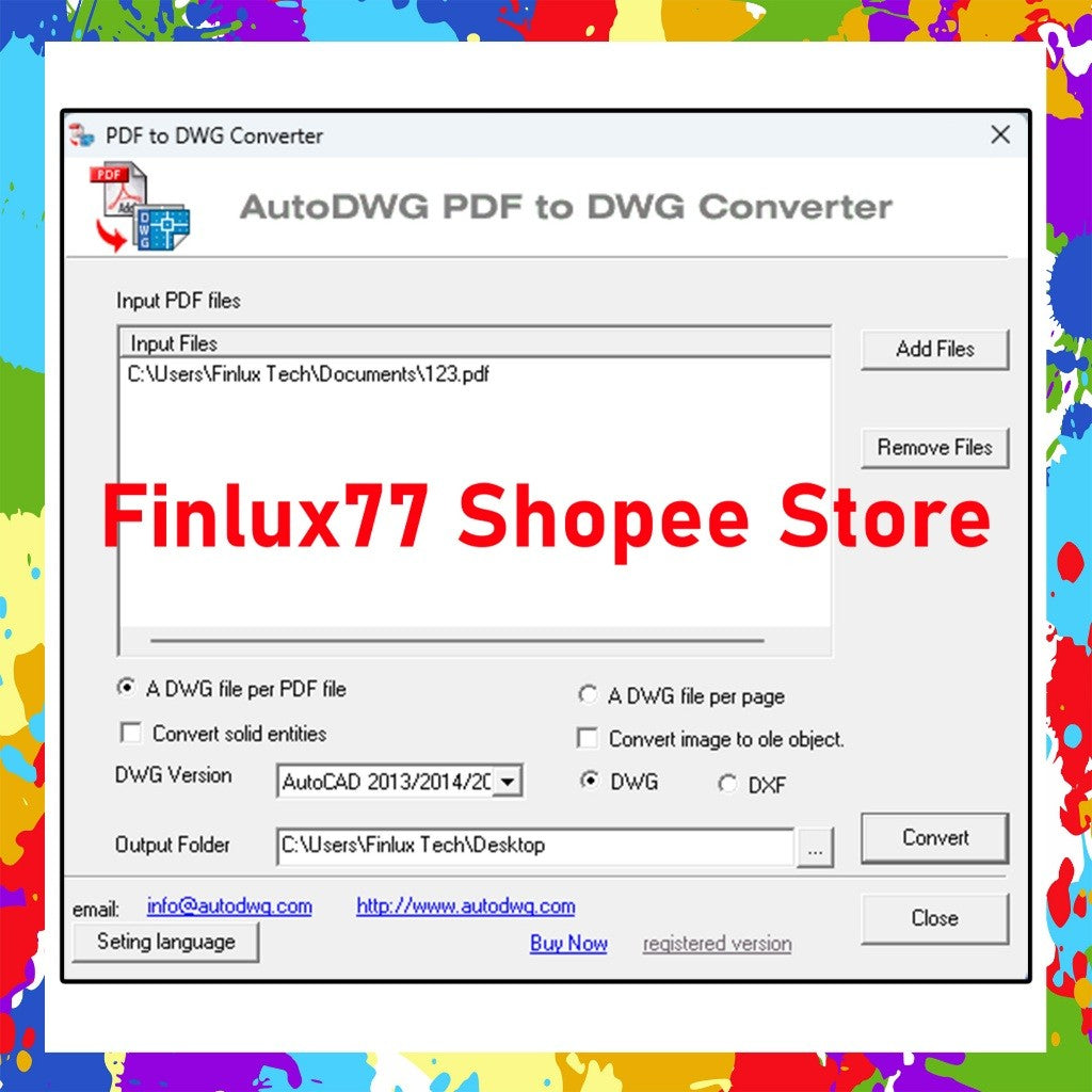 [SELF REDEEM] AutoDWG PDF to DWG Converter Pro 2026 v5.1 Lifetime For Windows