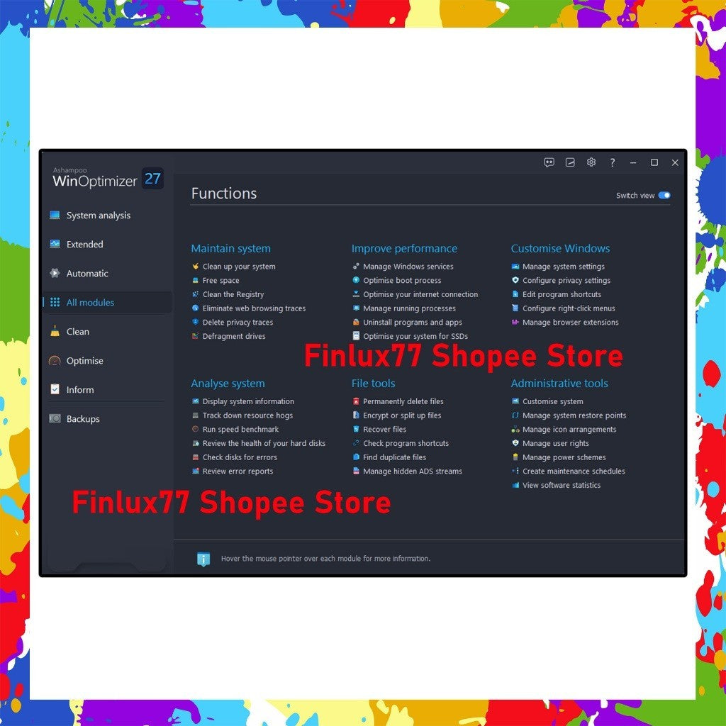 [SELF REDEEM] Ashampoo WinOptimizer v28.00 Latest 2025 Lifetime For Windows
