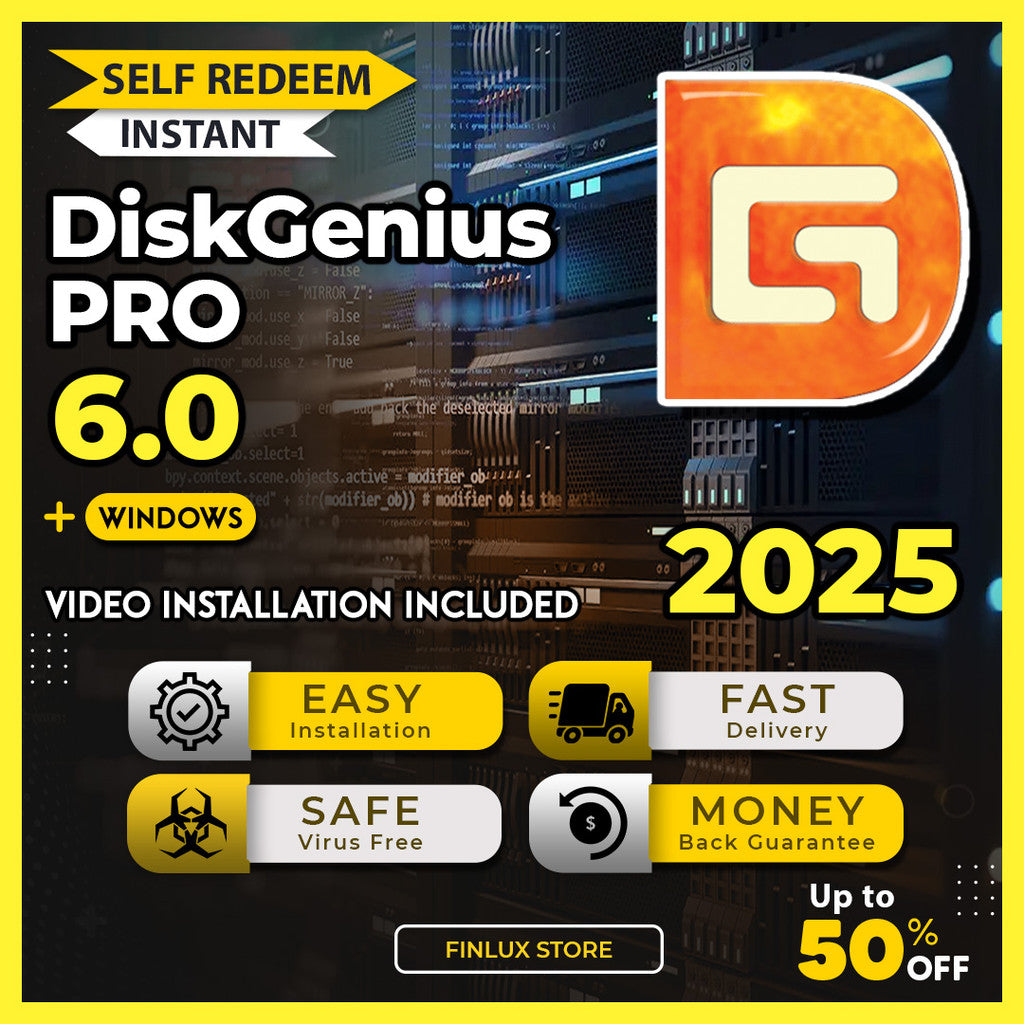 [SELF REDEEM] DiskGenius Professional v6.0 Latest 2025 Lifetime For Windows