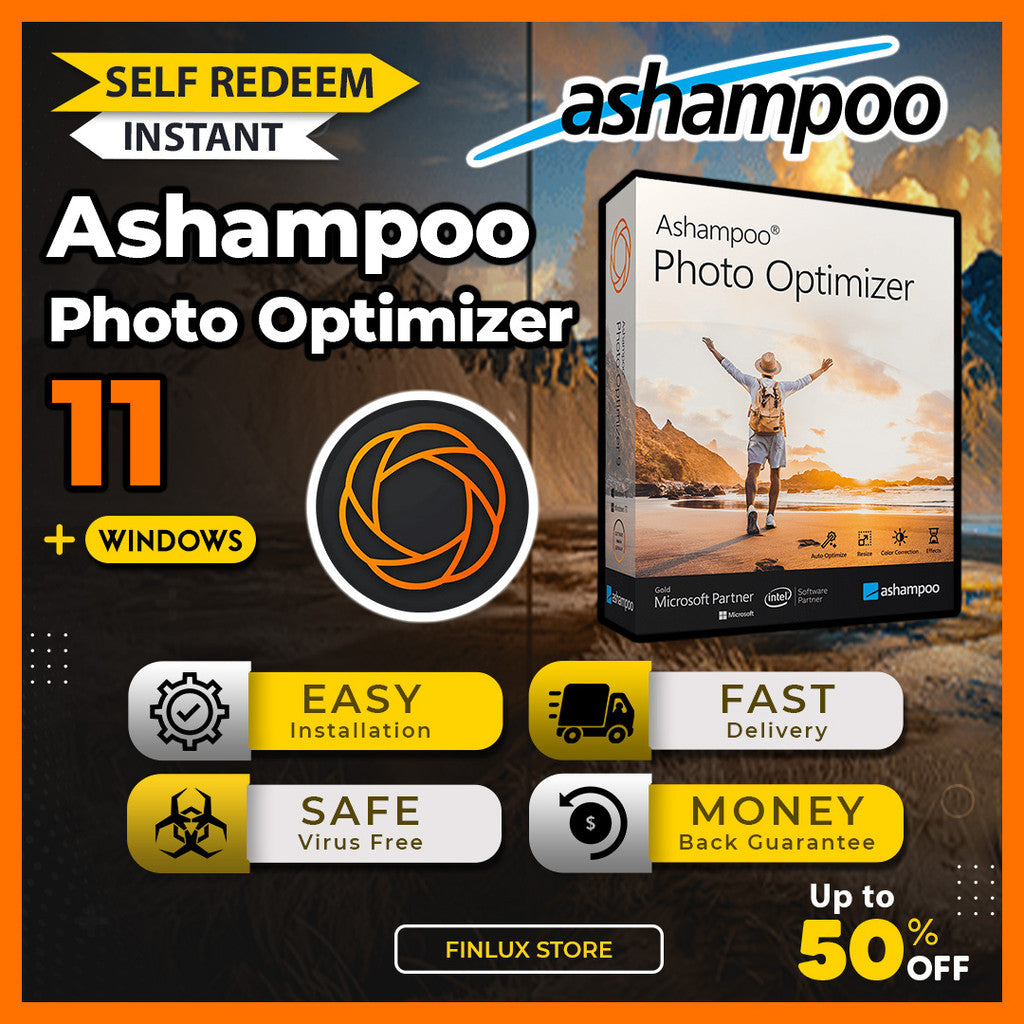 [SELF REDEEM] Ashampoo Photo Optimizer v11.0 Latest 2025 Lifetime For Windows (64-Bit)