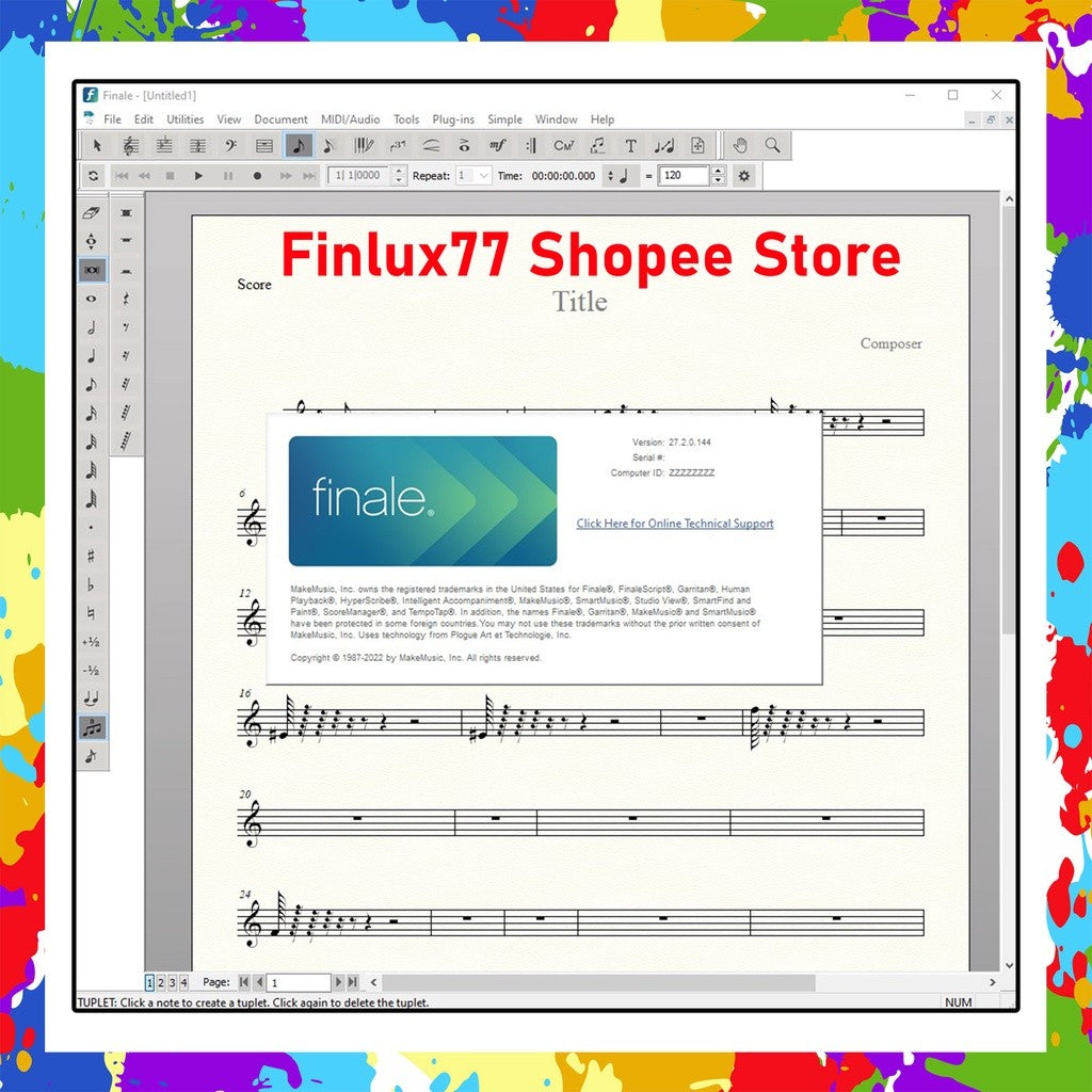 [SELF REDEEM] MakeMusic Finale 27.4.1 Latest 2024 Lifetime For Windows (64-Bit)