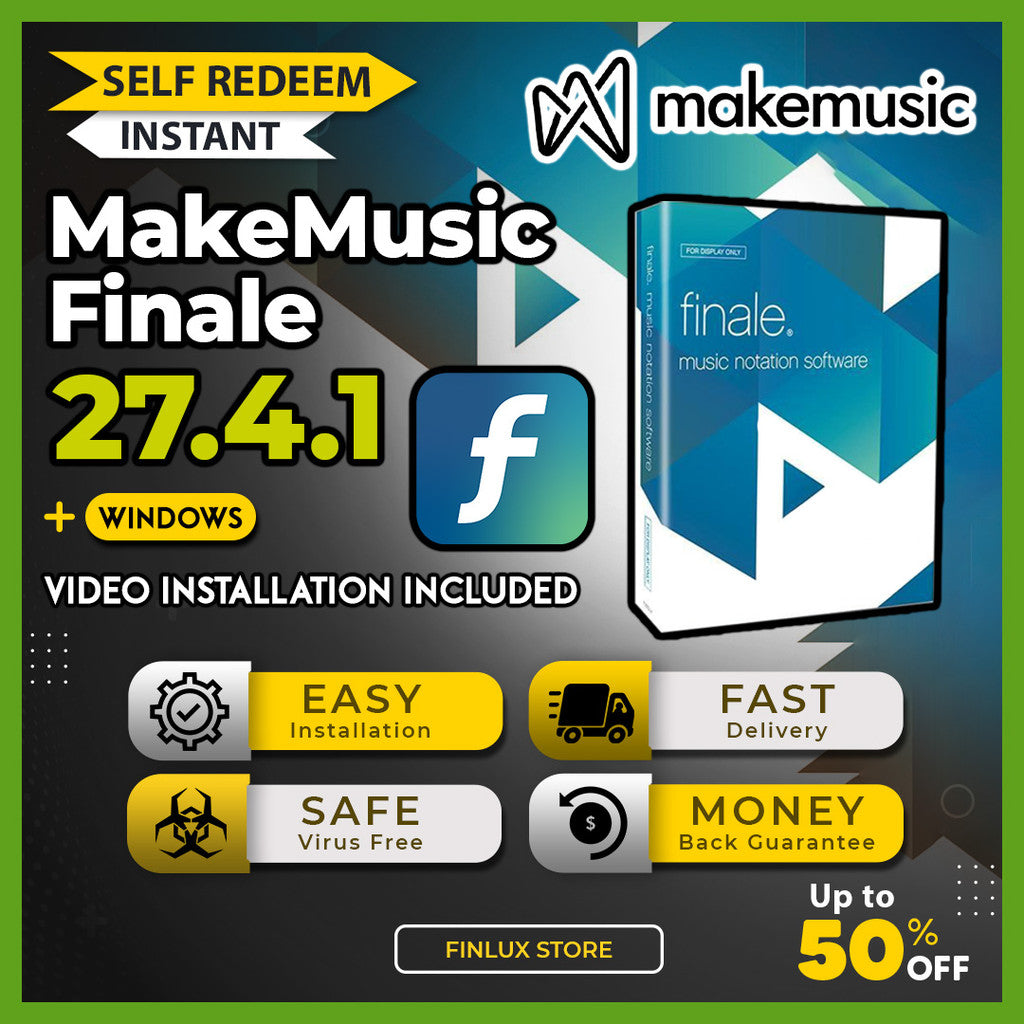 [SELF REDEEM] MakeMusic Finale 27.4.1 Latest 2024 Lifetime For Windows (64-Bit)