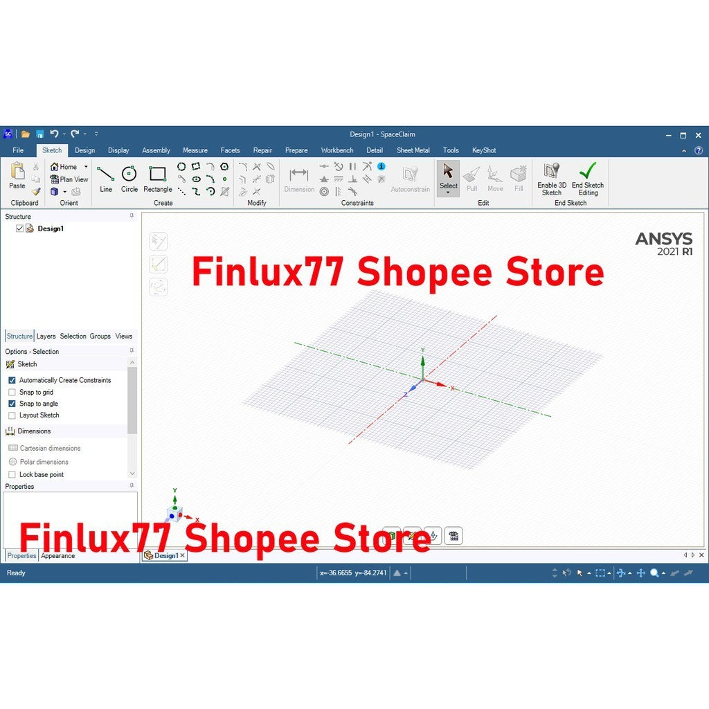 [SELF REDEEM] ANSYS SpaceClaim 2024 / 2023 R1 Latest Lifetime For Windows (64-Bit)