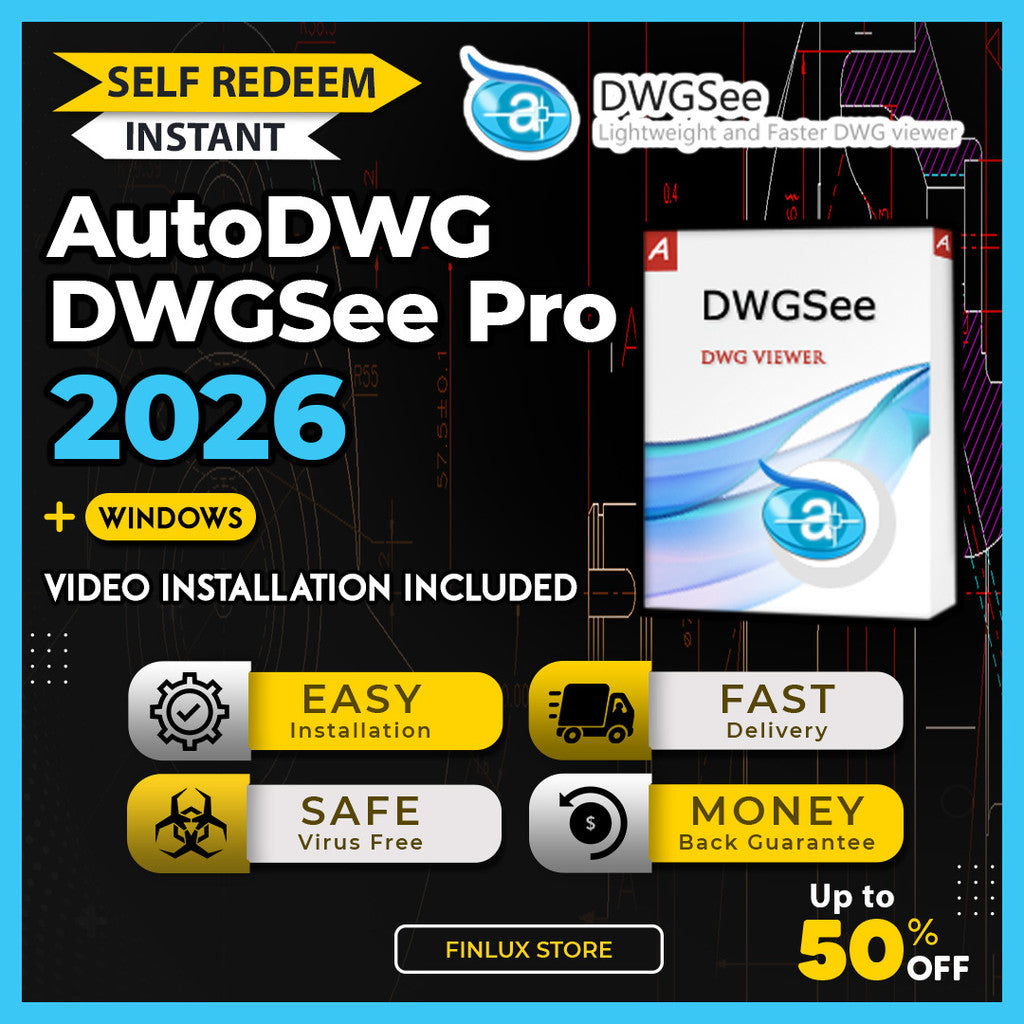 [SELF REDEEM] AutoDWG DWGSee Pro 2026 v6.51 Latest Lifetime For Windows