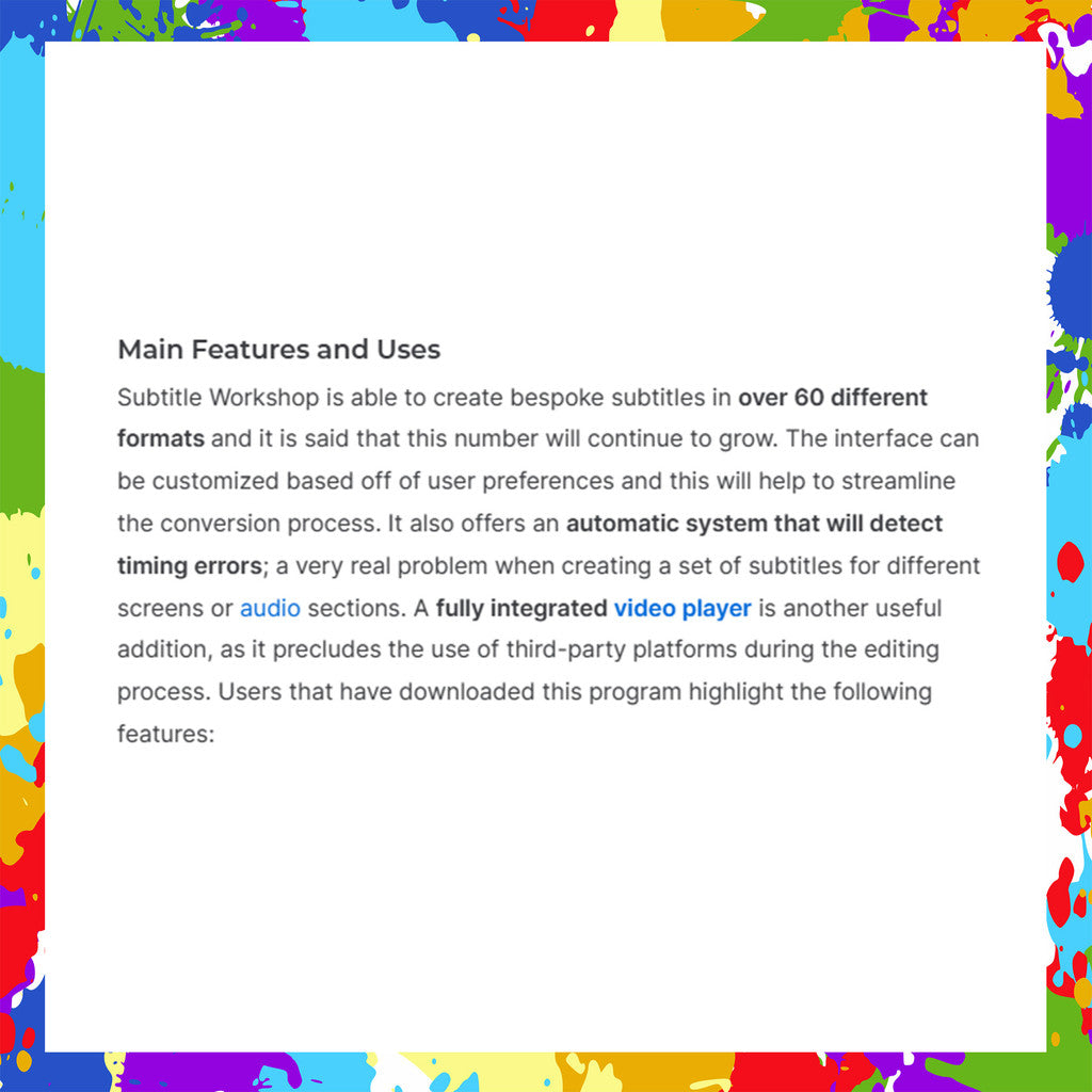 [SELF REDEEM] Subtitle Workshop Classic v6.3.4 Latest 2025 Lifetime For Windows