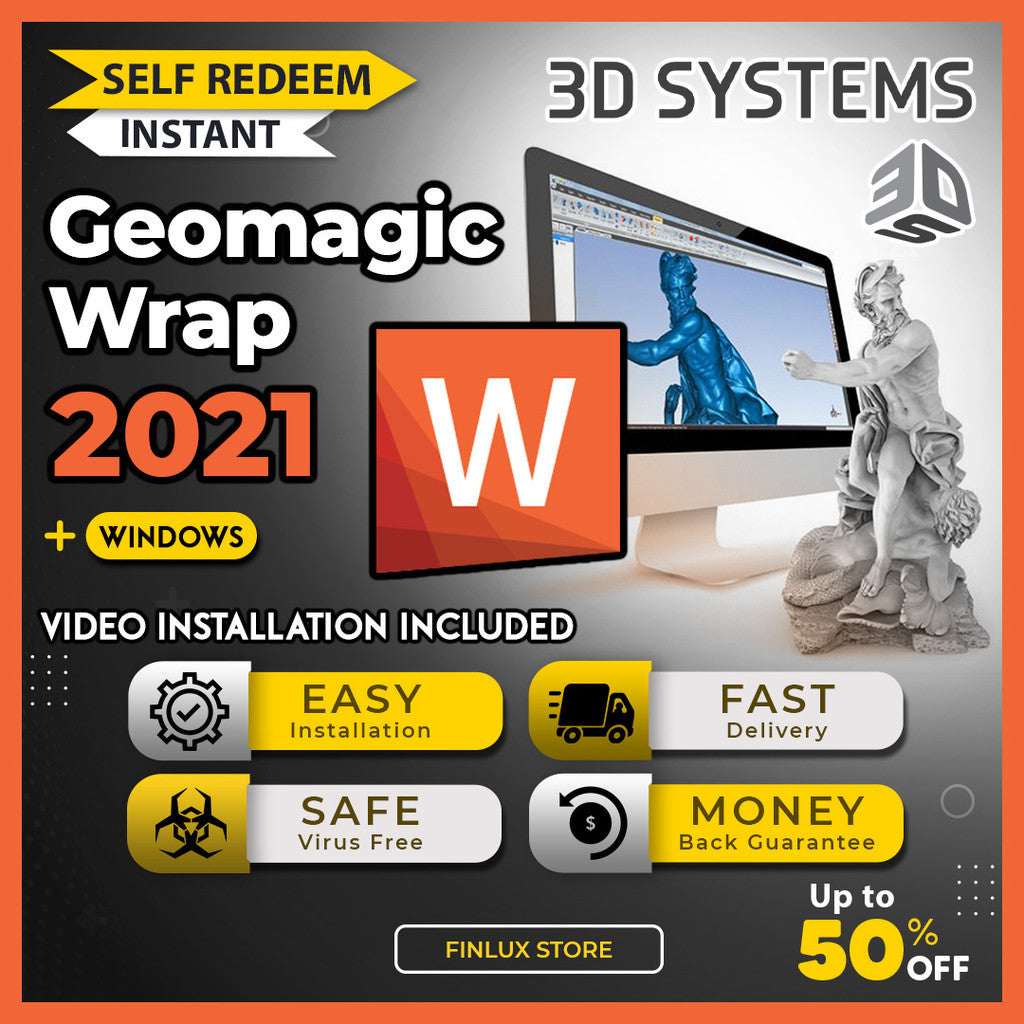 [SELF REDEEM] 3D Systems Geomagic Wrap 2021.1.0.3031 Lifetime For Windows (64-Bit)